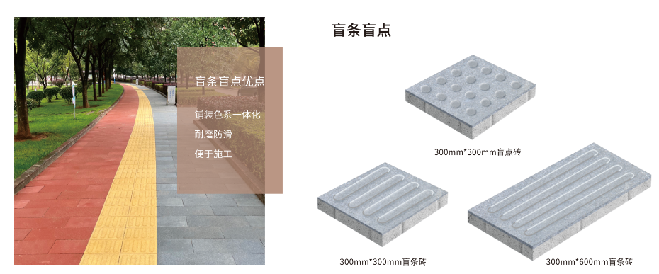 盲道磚盲條盲點