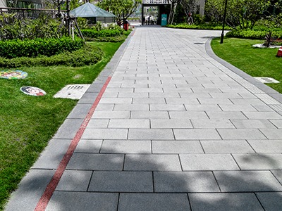 萬(wàn)科魅力城采用筑輝仿石面PC地磚