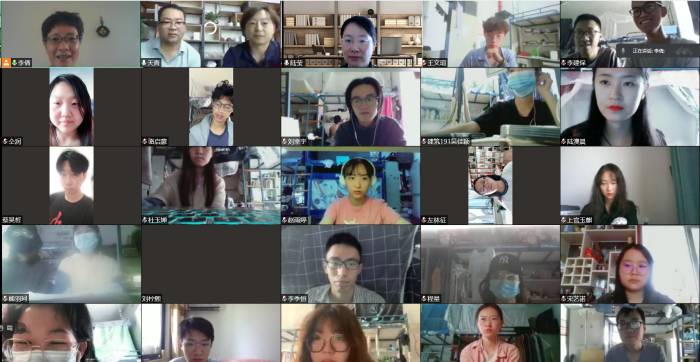 直播授課合照